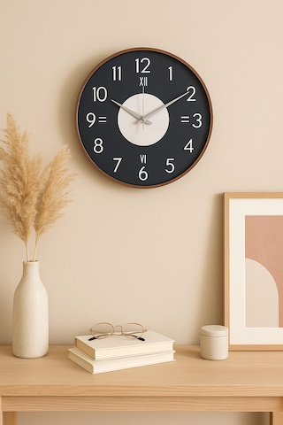 Yeni Tasarım Modern Duvar Saati Şık Ve Kalite Bir Arada No:1003 Siyah