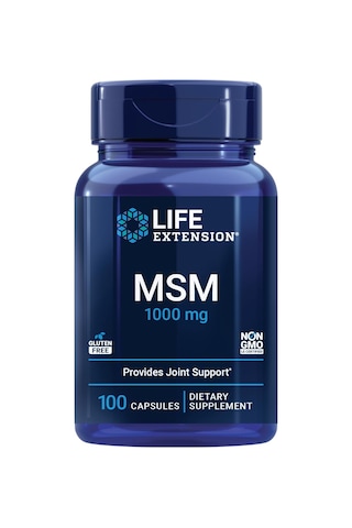Life Extension Msm 1000 Mg Methylsulfonylmethane Joints Antioxidant Support 100 Caps