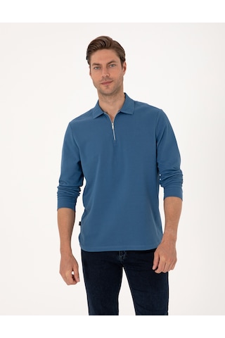 Pierre Cardin Erkek Açık Lacivert Sweatshirt 50314046-vr059 Açık Lacivert