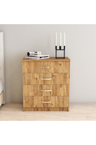 Şifonyer 4 Çekmeceli Çam - Sfy0102