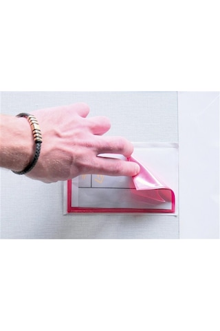 A6 Kanban Cebi - Pvc Ceplik Beyaz