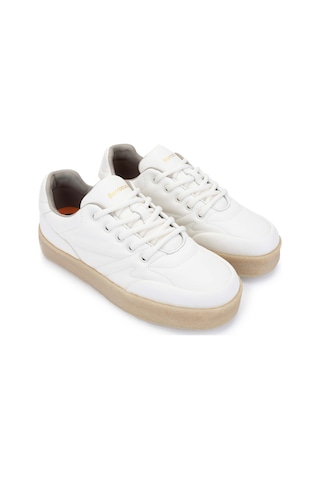 Barracuda Erkek Hakiki Deri Beyaz Sneakers & Spor Ayakkabı 511 Bu3530b Erk Ayk Sk24-25 Whıte Beyaz