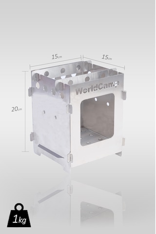 Kamp Portatif Krom Ateş Kutusu