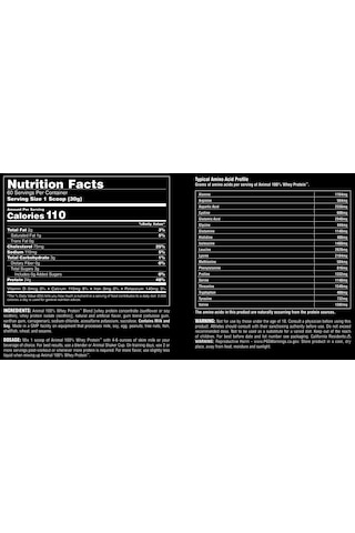 Animal, Whey Protein 1.8kg Vanilya Aromalı