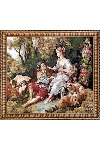 Figüratif Seri-26 Dokuma Goblen Kumaş-Romeo&Juliet4