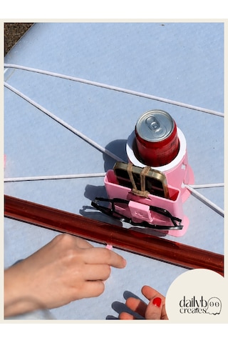 Paddle Board Sup Board Kano Termos Kutu İçecek Telefon Ve Gözlük Tutucu -pembe