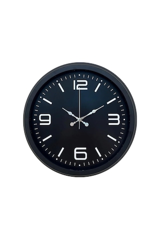 Zentime Black Royal Tasarım 40 Cm Metal Duvar Saati Çok Renkli