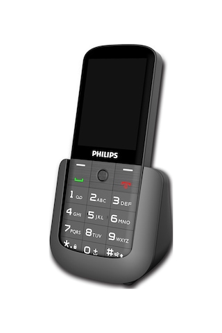 Philips Xenium E227 Kameralı Çift SIM Kartlı Tuşlu Cep Telefonu Siyah