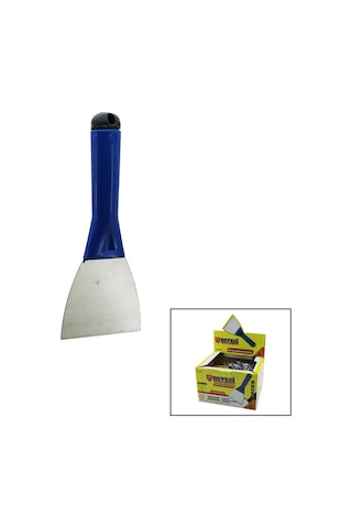 Metal Kazıma Spatulası 100 Mm Kapaklı Plastik Saplı No:10