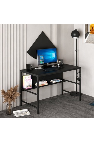 Minar Greta Çalışma Masası Modül1 - Mat Siyah