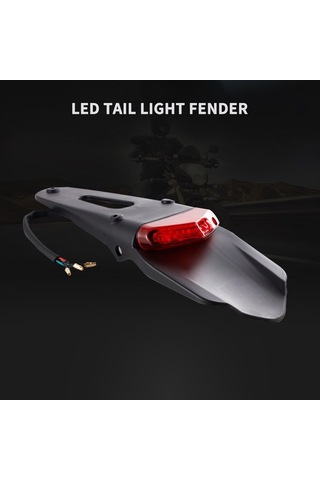 Pazly Evrensel Off-road Araç Ve Motosiklet Çamurluğu Led Arka Işıklı, Güçlü Yansıtma Destekli