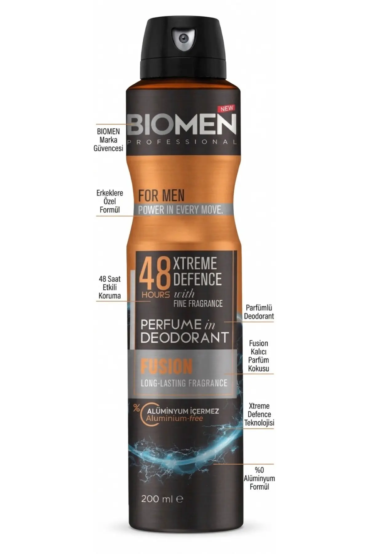 Perfume İn Deodorant For Men Fusion 200 Ml
