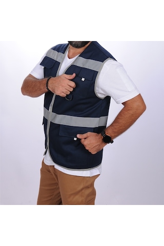 Çok Cepli Alet Yelek Lacivert