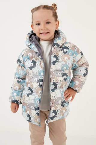 Lela Ekstra Dolgulu Içi Yumuşak Polarlı Kapüşonlu Şişme Unisex Çocuk Mont 5763008 Bej