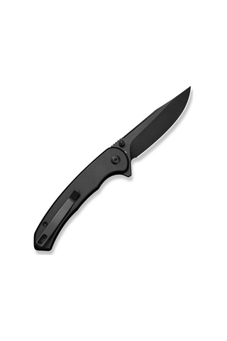 Sencut Ingot Black Aluminum Handle Black D2 Blade Blade Çakı Siyah