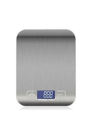 Paslanmaz Çelik Pişirme Tartı Mutfak Ölçeği 5 Kg Oz / Ml / Lb / G Dijital Ölçekli Gıda Diyet Dengesi Ölçüm Lcd Elektronik Ölçek Ahşap