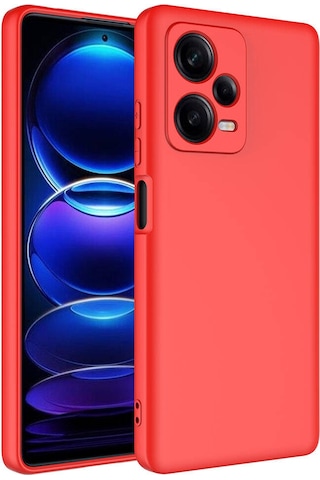 Xiaomi Redmi Note 12 Pro Plus 5g Kılıf Zore Mara Lansman Kapak Kırmızı