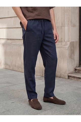 Lcw Vision Lacivert Loose Fit Dokulu Erkek Pantolon