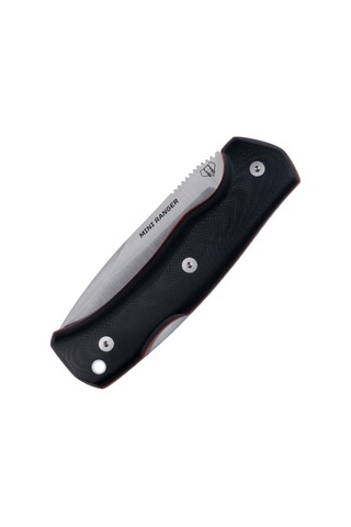 Cudeman 337-gnf Mini Ranger Black G10 Saplı Klipsli Ve Deri Kılıflı Çakı