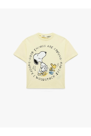 Koton 26yy59000316 Sarı Kız Çocuk T-shirt 6skg10061ak Sarı