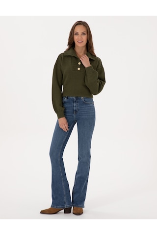 Pierre Cardin Kadın Mavi Pantolon Jean 50318242-vr036 Mavi
