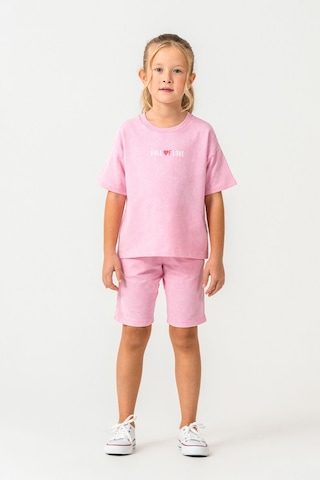 Rolypoly Kız Çocuk Pembe Bermuda Takım Rp3802-c-v3 Pembe