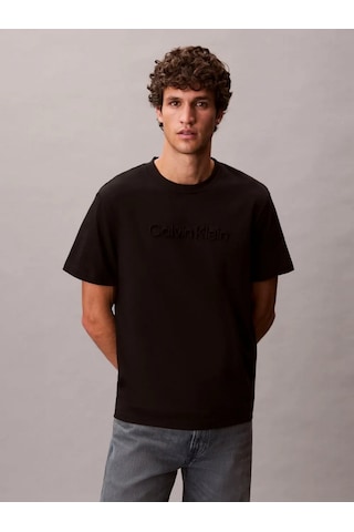Calvin Klein Lv04lf811gub1 20s Eu Wholesale Sportswear Grap Erkek Tişört Siyah