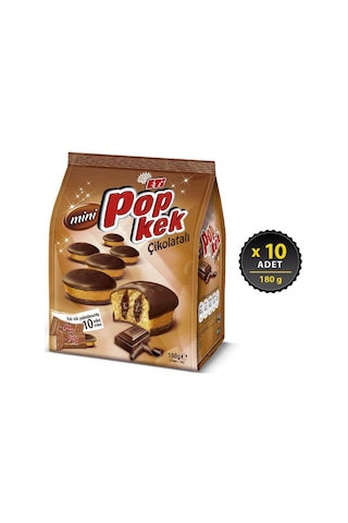 Eti Popkek Mini Çikolatalı 10 x 180 G