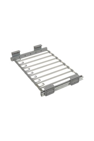 Dolap Içi Raylı Pantolonluk Askılığı 45 47 Cm Üst Rafa Montaj Olur Gri