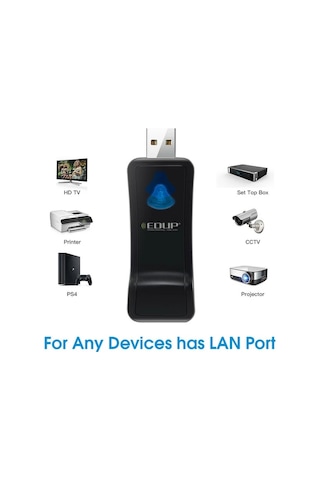 Elmpaly Kablosuz Wifi Köprü Dönüştürücü Rj45 Ethernet Lan Bağdaştırıcı Wıfı桥接器-d