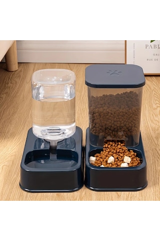 Honeybeeshop Beyaz Su Ve Mama Kabı Seti Dayanıklı Plastik Kedi Köpek Yemek Ve Su Kapları Küçük Hayvanlar İçin