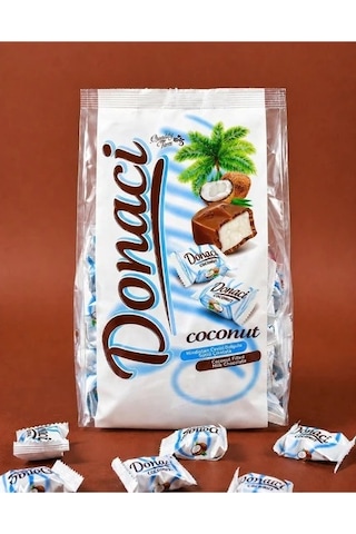 Evliya Donaci Sütlü Çikolata Kaplı Hindistan Cevizli Bar 1 KG