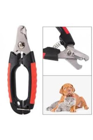 Kedi Köpek Evcil Hayvan Tırnak Makası. Paslanmaz Çelik. Ergonomik Saplı. Sarı Renk