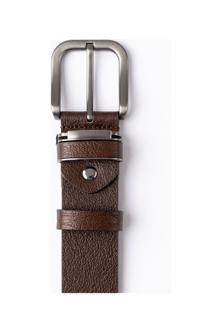 Firuze Tekstil Ltd Şti Hakiki Deri Erkek Spor Kemer - Kot Ve Jeans Pantolon Uyumlu 4 Cm Acı Kahverengi