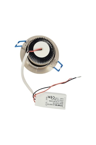 3 Watt Led Spot Trafolu Saten Kasa Beyaz Işık Yce-n3 2 Adet Çok Renkli