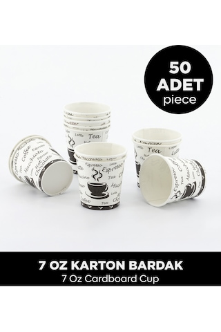 7 Oz Karton Bardak - 50 Adet Diğer