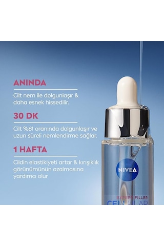 Nıvea Cellular Expert Filler Hyaluronik Asit Dolgunlaştırıcı Serum 30ml X 2 Adet
