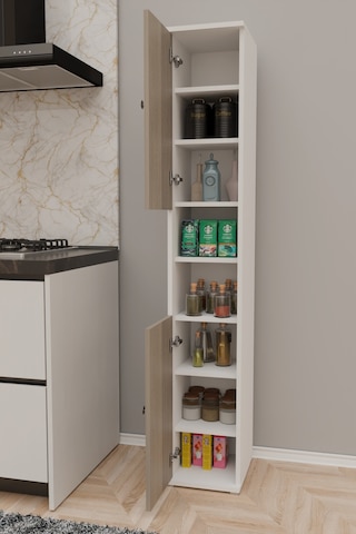 Efes Mutfak Dolabı Mutfak Rafı Çok Amaçlı Dolap-cordoba Kahverengi