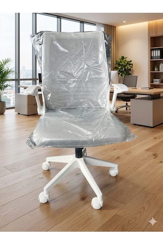 Ergonomik Fileli Ofis Çalışma Koltuğu - Beyaz Fileli Çalışma Koltuğu, Beyaz Ofis Koltuğu Beyaz