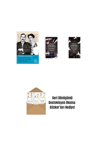 Stefan Ve Lotte Zweig In Amerika Mektupları + Karmaşık Duygular + Bir Yüreğin Çöküşü + Okuma Sticker'ları