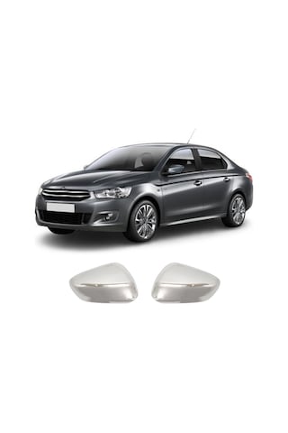 Citroen C-elysee Uyumlu 2012 Ve Üzeri Ayna Kapağı 2 Parça Paslanmaz  Çelik