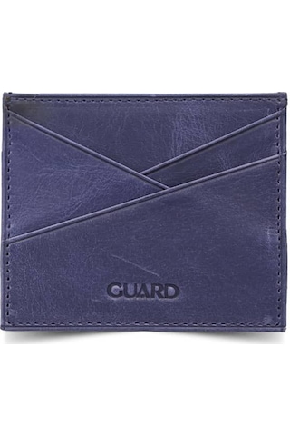 Guard Antik Lacivert Hakiki Deri Kartlık P5202 Lacivert