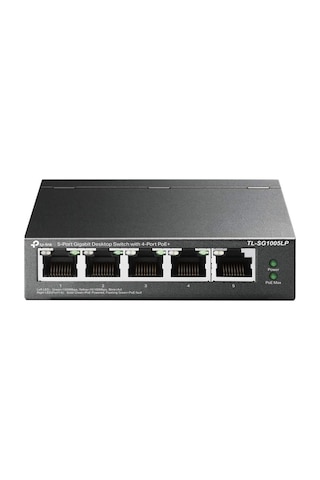 Tl-sg1005lp, 4 Port Poe + İle 5 Port Gigabit Masaüstü Switch