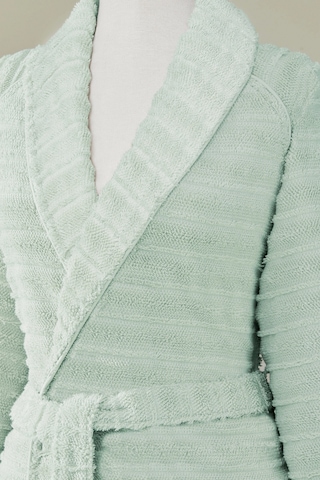 Sadem Organik Linden Şal Yaka Bornoz Mint