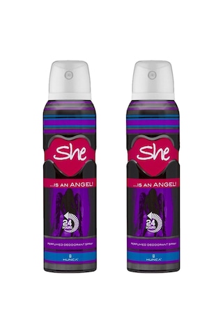 She İs An Angel 24H Kadın Sprey Deodorant 2 x 150 ML