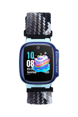 Huawei Gt4 41mm Mkst Krd-139 18mm Çocuklara Özel Örgü Kordon - Siyah