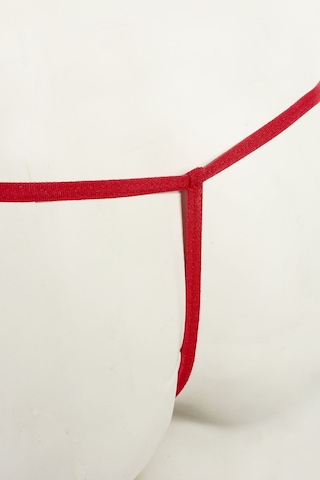LOYA Kadın Kırmızı Alanis Saten String