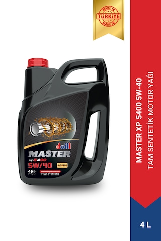 Doill Master 5W-40 API SM/CF ACEA A3/B4 Tam Sentetik Motor Yağı 4 L