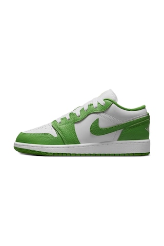 Nike Air Jordan 1 Low Se Bg Leather Sneaker Hakiki Deri Beyaz Unisex Spor Ayakkabı