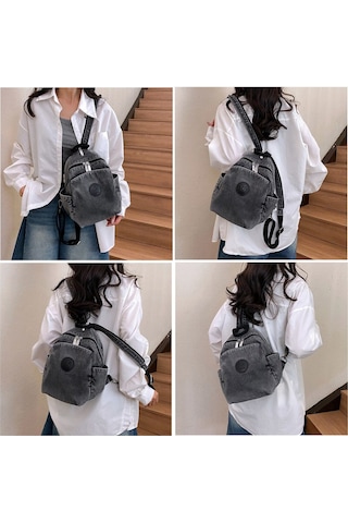 Arion Xy-628 Denim Kot Omuz Ve Sırt Çantası Siyah